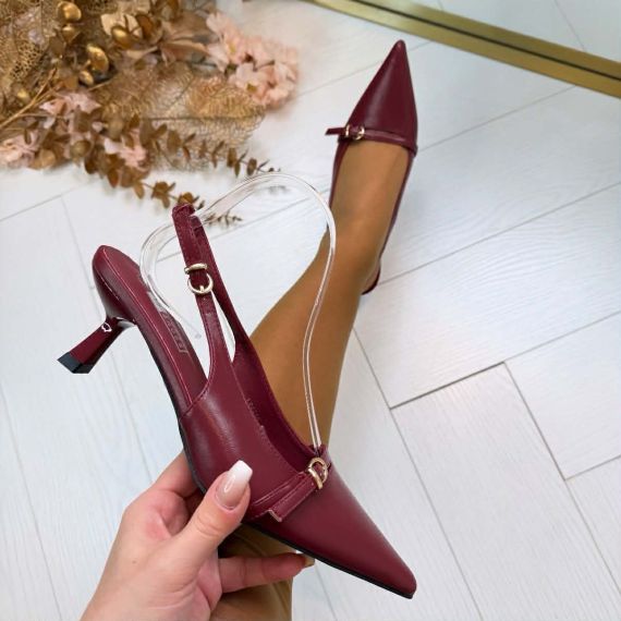 PRETTY GESP HEEL LS5533 WINE