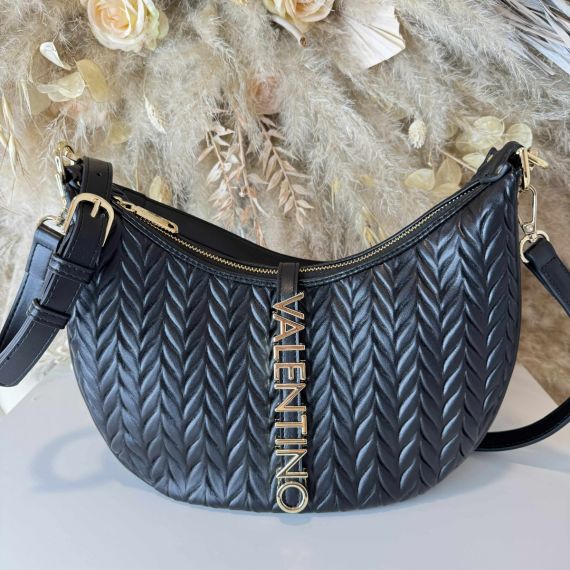 VALENTINO BAGS FANIA RE HOBO BAG VBS9AB07 NERO