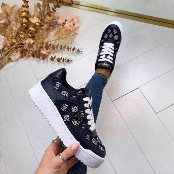 GUESS LOGO SNEAKER FLTMR7FAL12 NAVY