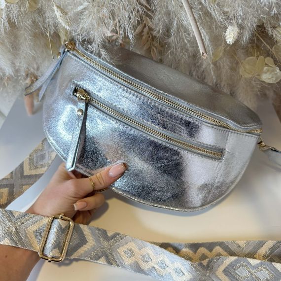 PERFECT BUMBAG W5363-1 SILVER