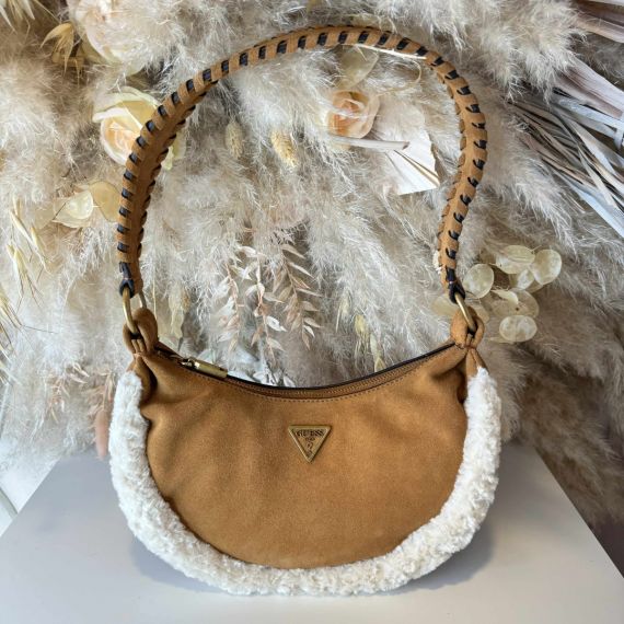 GUESS AMITA HOBO BAG HWSW953972 COGNAC