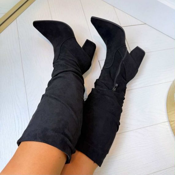 JOSE SUEDE LAARS 5838 BLACK