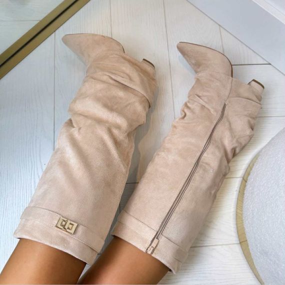 BRITNEY SUEDE LAARS 7665A-*1* BEIGE