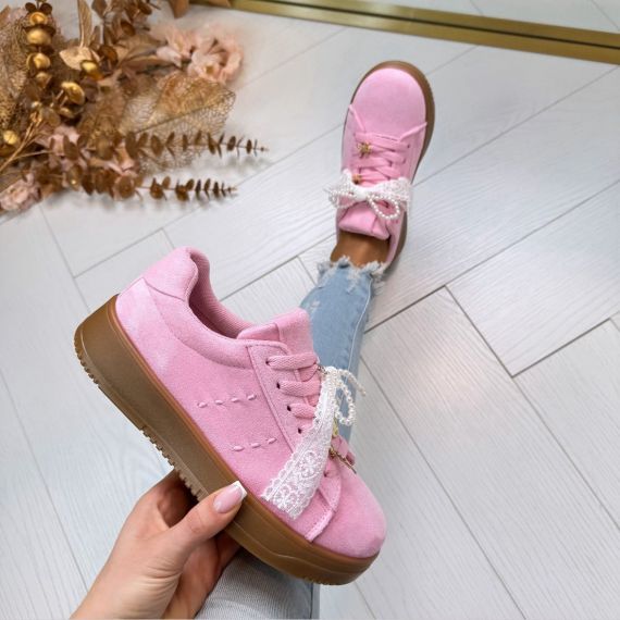 LACE BEDEL SNEAKER 8991 PINK