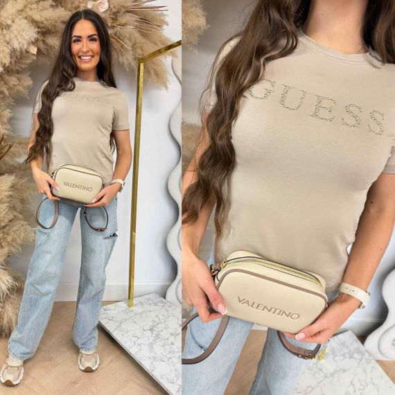 GUESS OCTAVIA TEE V6RI20J1314 G1BW BEIGE