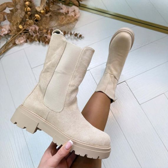 *ACTIE* CHELS BOOT K-99181 BEIGE