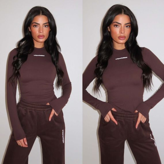 UNIQUE THE LABEL ROBYN **LONGSLEEVE** CACAO