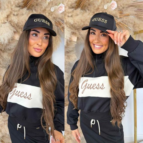 GUESS BASEBALL LOGO CAP AW5397POL01 BLACK