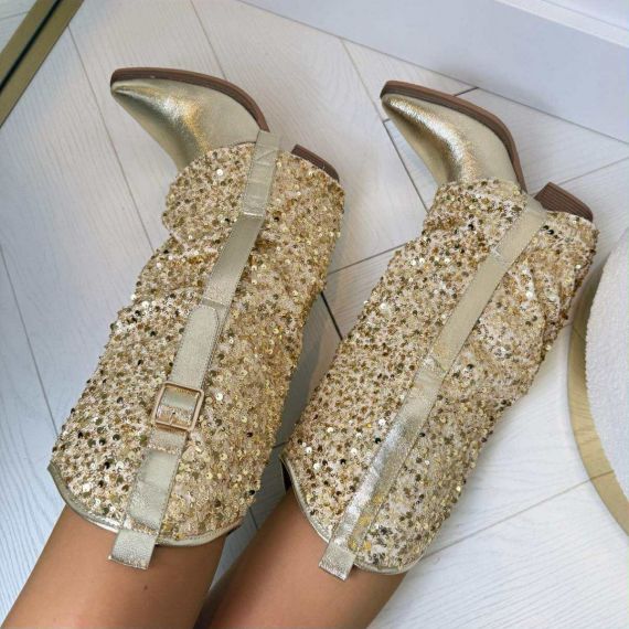 PAILLETTEN LAARS DES8085*GL* GOLD/GL