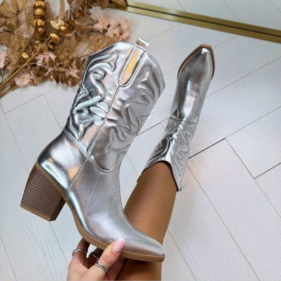 *SALE* NADINE COWBOY LAARS T-276 SILVER