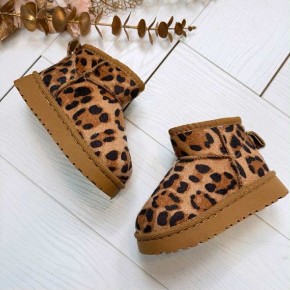 **KIDS** LANA UGIE BOOT 20400 LEOPARD