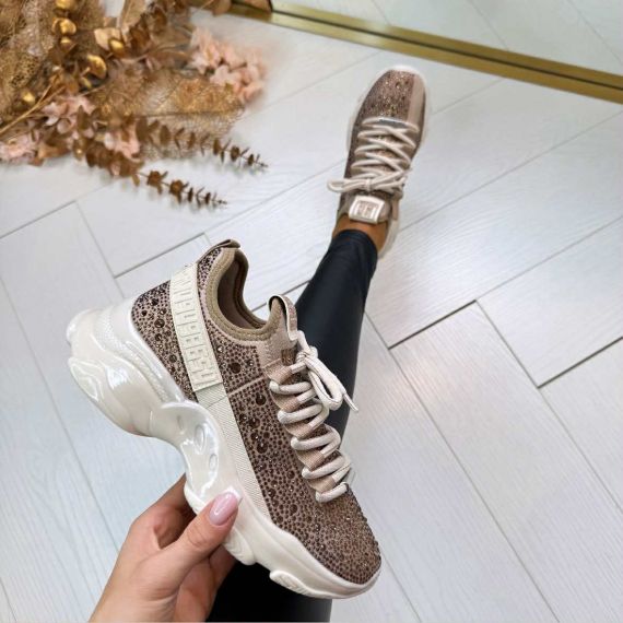 STEVE MADDEN SNEAKER MAXIMA-R 1807 BUFF GOLD