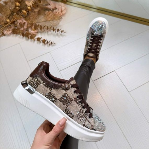 STEVE MADDEN SNEAKER GLIDER-SMR 5266 BROWN