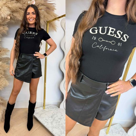 GUESS BEATRIZ TEE V6RI02J1314 JBLK