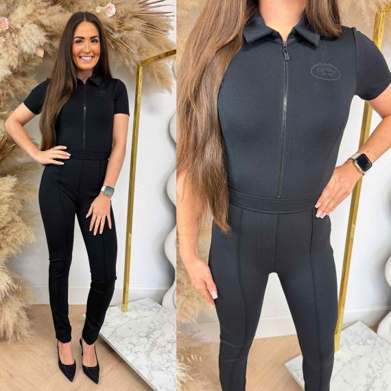 GUESS ANNIE JUMPSUIT V6RD03KD822 JBLK