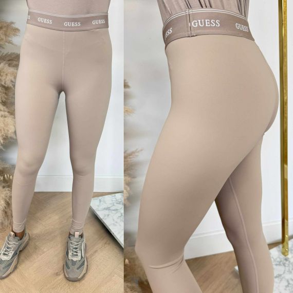 GUESS ALBA LEGGINGS V5BB06K1942 A10L BEIGE