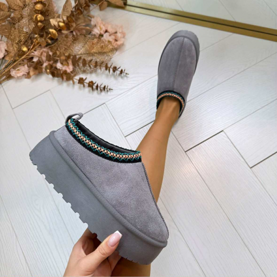 PRETTY INSTAP PANTOFFEL WL-008 GREY