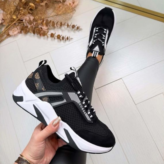 GUESS NEW SOCK RUNNER FLPGENFAL12 BLACK