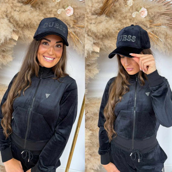 GUESS VELVET CAP V4BZ04K0232 BLACK