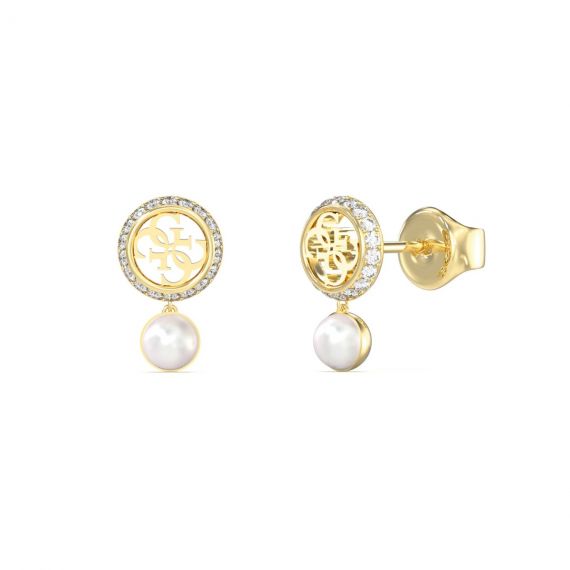 GUESS 4G PEARL EARRING JUBE05517JWYGT/U GOLD