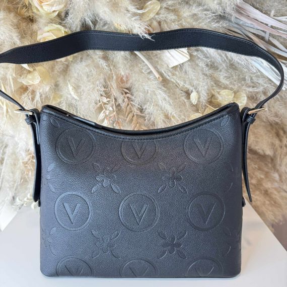 VALENTINO BAGS SAMBA RE HOBO BAG VBS8ZG07 NERO