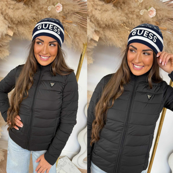 GUESS SEVYN 4G LOGO BEANIE W4BZ21Z3JD2 FBDI NAVY