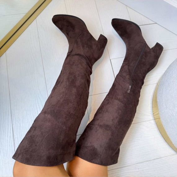 SOPHIE SUEDINE LAARS DES8038 BROWN/SUE