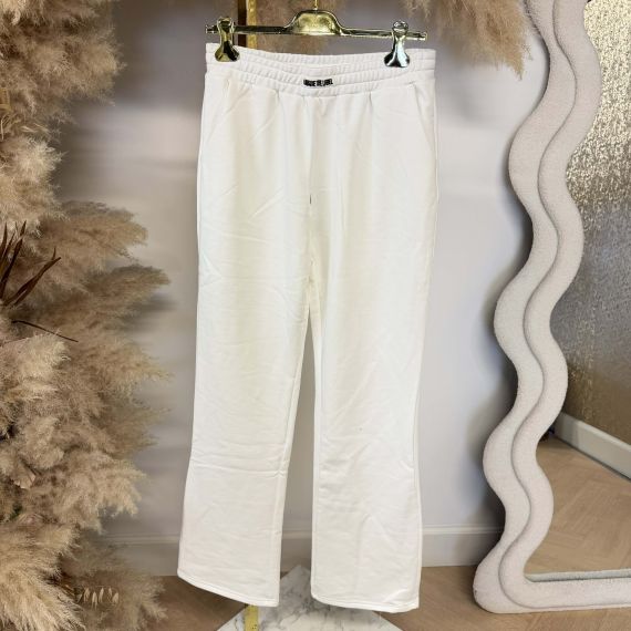 **DEFECT** UNIQUE THE LABEL MOLLY PANTS MILKY WHITE *MAAT L*