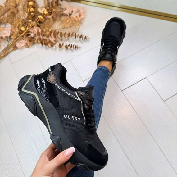 GUESS PERFECT SNEAKER FL7MICFAL12 BLACK/GREEN