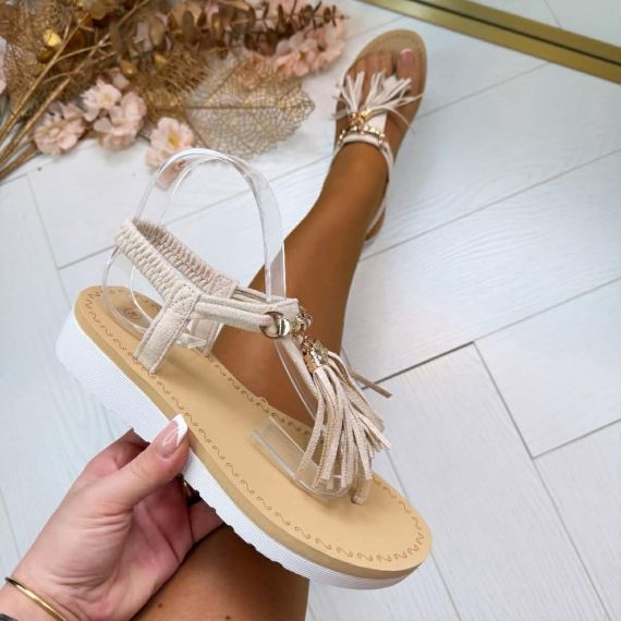 FLOSJES SANDAAL AM193 BEIGE