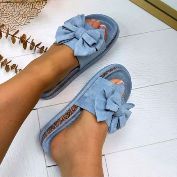 DUBBELE STRIK SLIPPER 3890 BLUE
