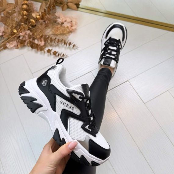 GUESS PRETTY SNEAKER FLPNTSELE12 BLACK