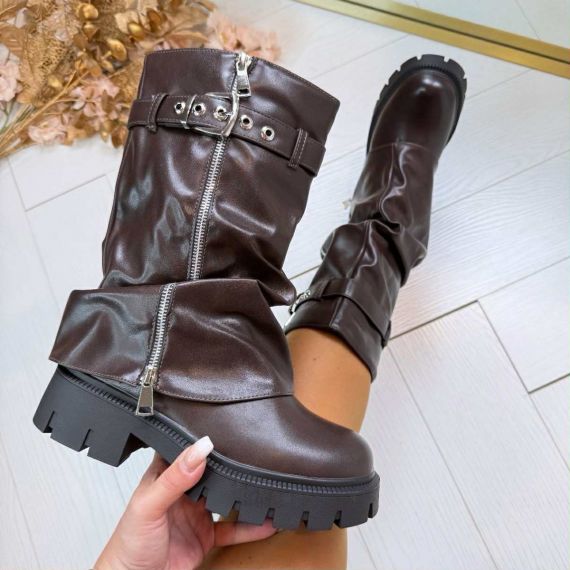 *SALE* BETTY BOOT 588-**53** BROWN