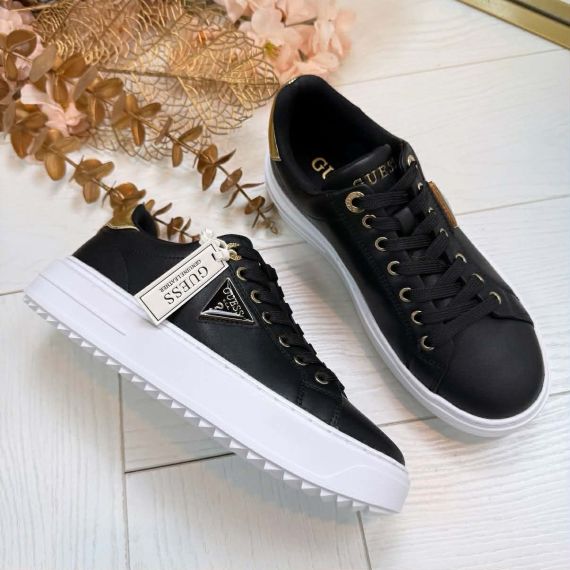 **LAATSTE MAAT 37** GUESS TRIANGLE SNEAKER FLJD12LEA12 BLKGO