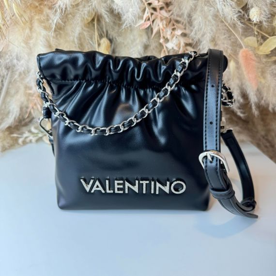 VALENTINO BAGS PACHA SMALL BUCKET BAG VBS8AF33 NERO