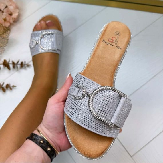 SPARKLY SLIPPER 22-75 GREY