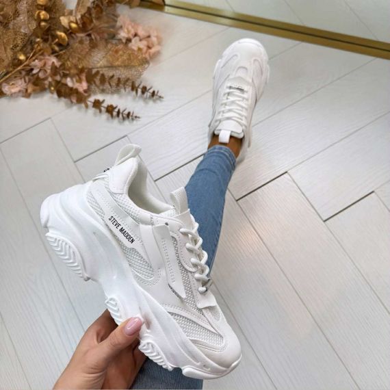 STEVE MADDEN POSSESSION-E SNEAKER 0033 WHITE