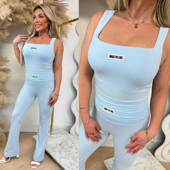 UNIQUE THE LABEL NENA TANKTOP SKYBLUE