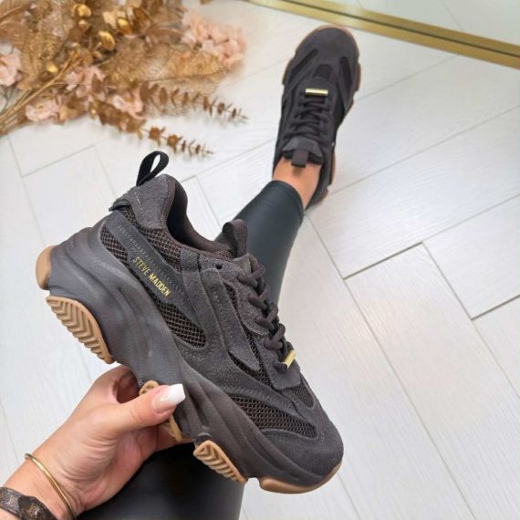 STEVE MADDEN SNEAKER POSSESSION 4652 CHO BRN SD