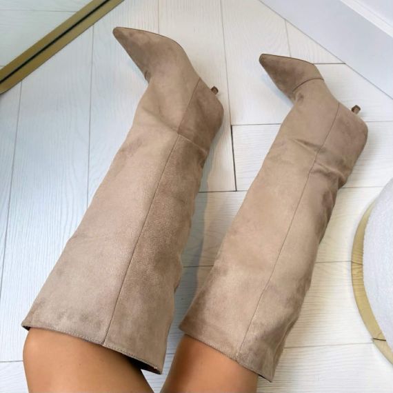 NORA SUEDINE HAK LAARSJE DES8102 KHAKI/S