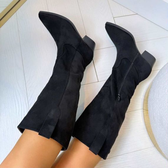 CASUAL SUEDINE LAARS Y2366 BLACK