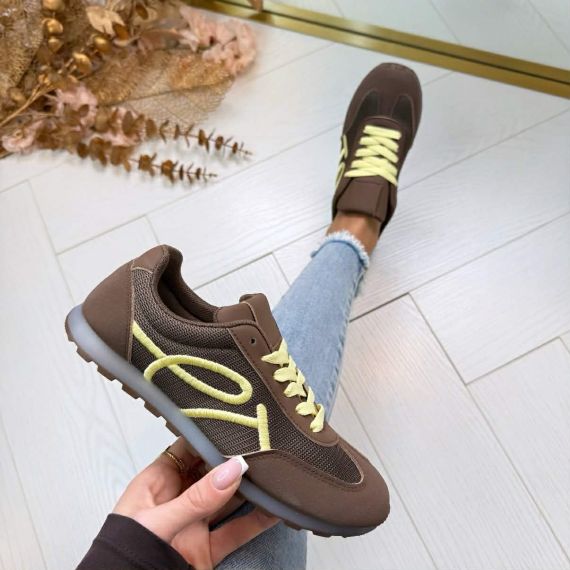 ROMY SNEAKER LS-697 BROWN