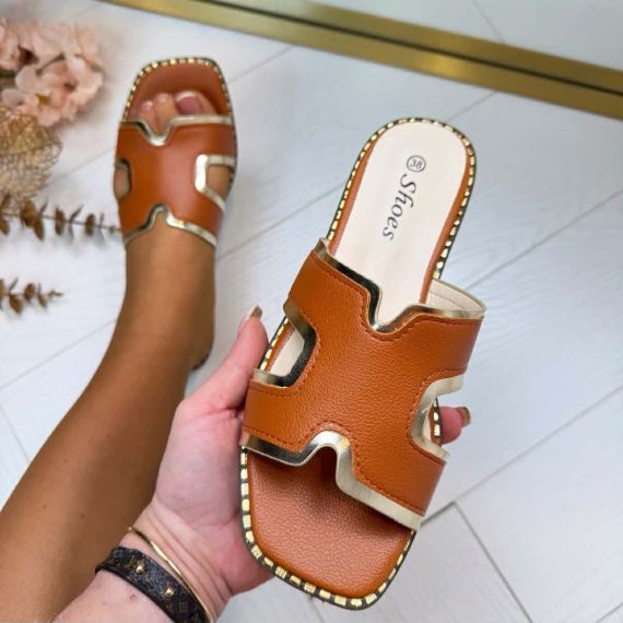 HERMIEN SLIPPER CH031 CAMEL