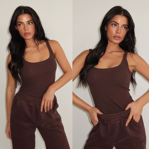 UNIQUE THE LABEL GILL BODYSUIT** CACAO