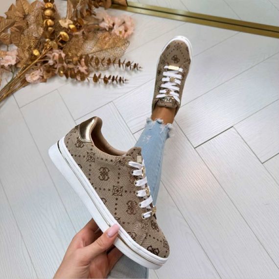 GUESS BEDEL LOGO SNEAKER FLTSS2FAL12 MILK