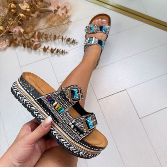 CARLIJN SLIPPER 2068 BLACK