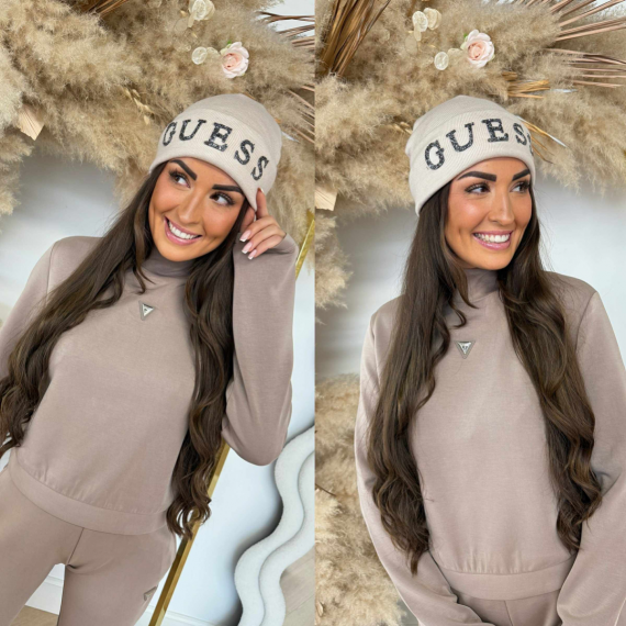 GUESS BEANIE AW5398POL01 STONE