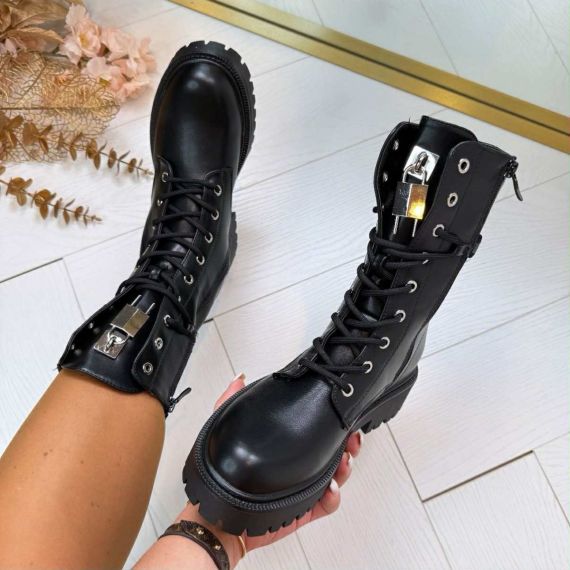 LOCK VETER BOOT *XJ-919* BLACK