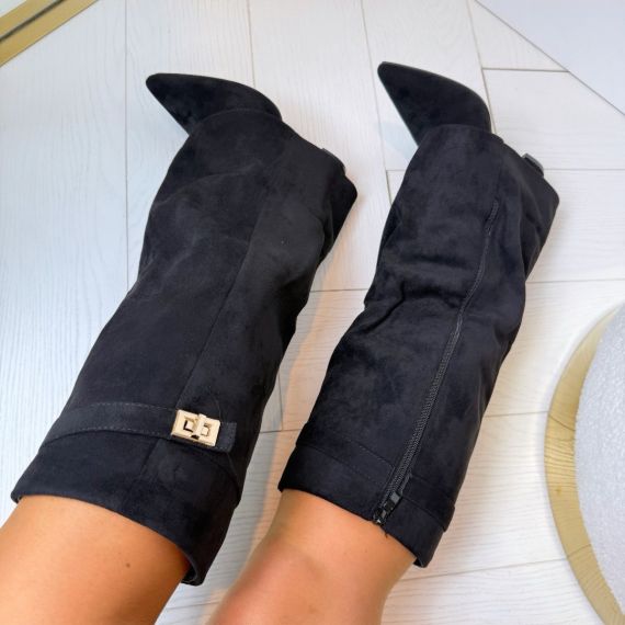 SUEDINE LOCK LAARS 9501A BLACK