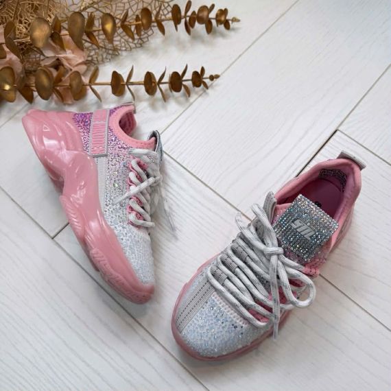 **KIDS** STEVE MADDEN SNEAKER JMISTICA 0221 PINK/SIL